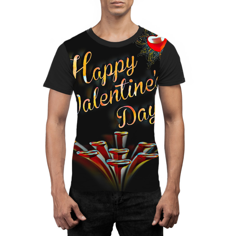 Happy Valentines Day One Graphic T-shirt | Artistshot