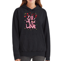 All You Need Is Love Vintage Hoodie | Artistshot