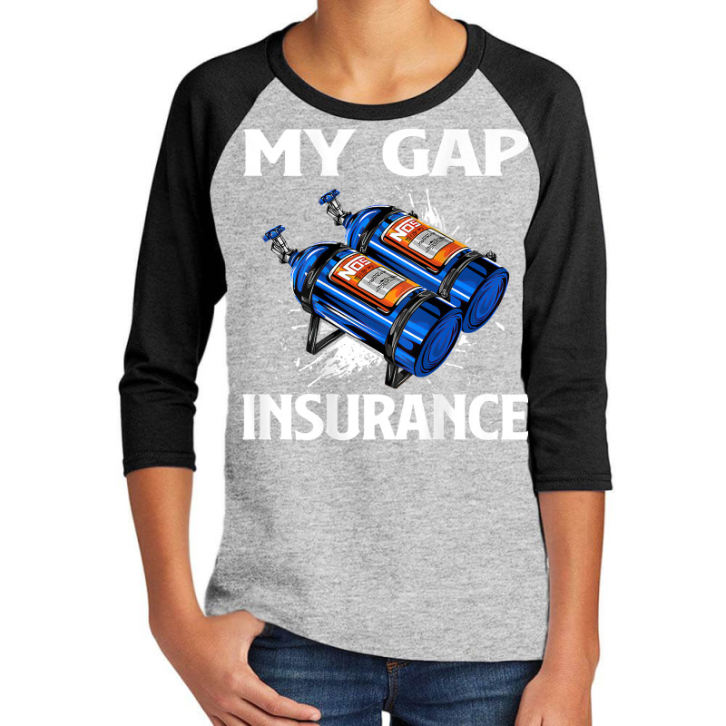 My Gap Insurance Shirt   Drag Racing T Shirt Youth 3/4 Sleeve | Artistshot