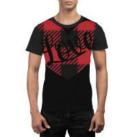 Love Valentine, Heart Graphic T-shirt | Artistshot