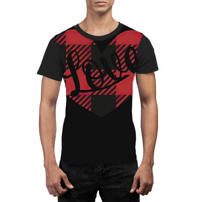 Love Valentine, Heart Graphic T-shirt | Artistshot