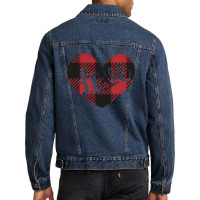 Love Valentine, Heart Men Denim Jacket | Artistshot