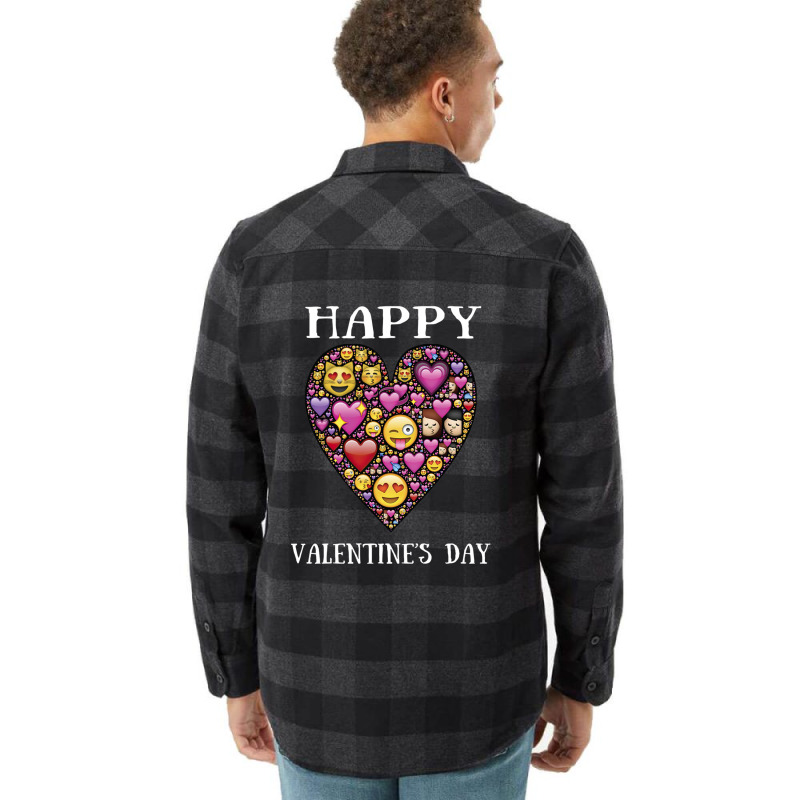 Love Emoticon   Valentine's Day Flannel Shirt | Artistshot