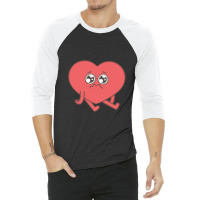 Valentine Day Sad 3/4 Sleeve Shirt | Artistshot