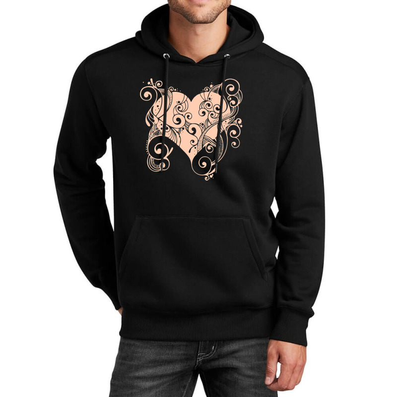 Valentine Day, Happy Valentine Day, Red Heart Unisex Hoodie | Artistshot