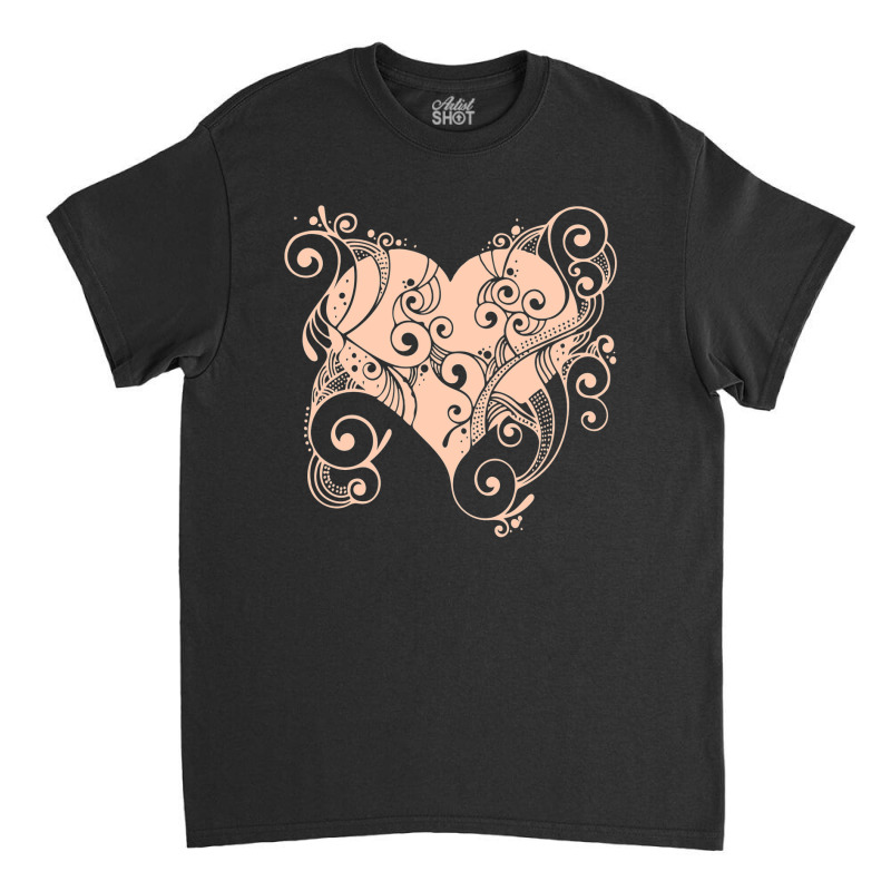 Valentine Day, Happy Valentine Day, Red Heart Classic T-shirt | Artistshot