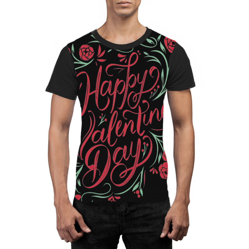 Happy Valentines Day Graphic T-shirt | Artistshot