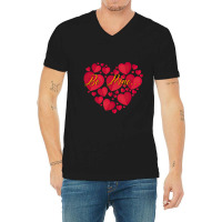 Valentine's Day Be Mine Romantic V-neck Tee | Artistshot