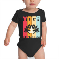 Trending Yoga Is My Therapy (2) Baby Bodysuit | Artistshot