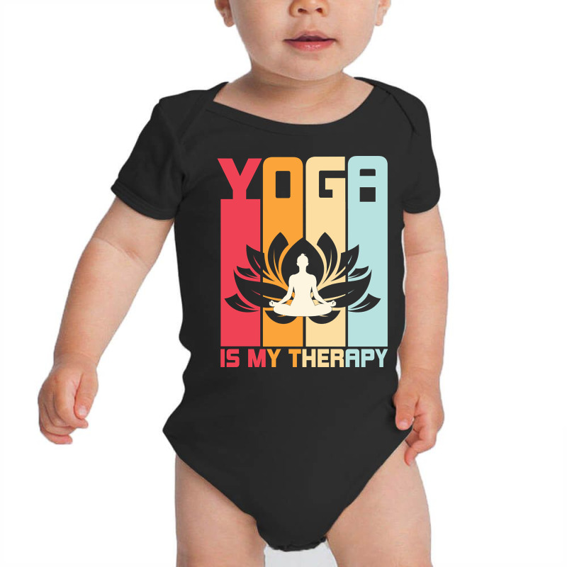 Trending Yoga Is My Therapy (2) Baby Bodysuit by Jerhogen528 | Artistshot