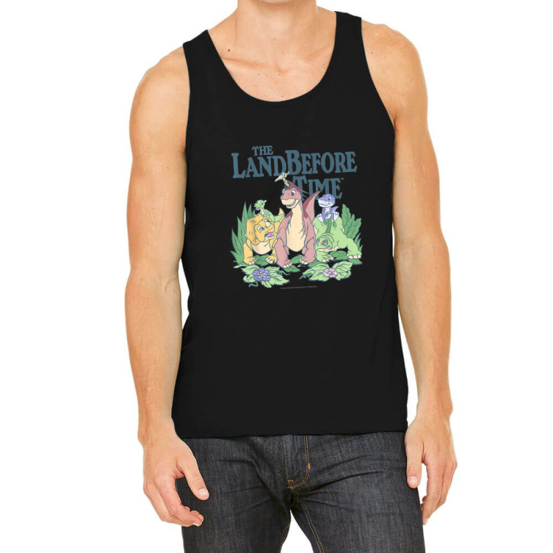 Land Before Time Pastel Dinosaur Friends T-shirt Tank Top | Artistshot