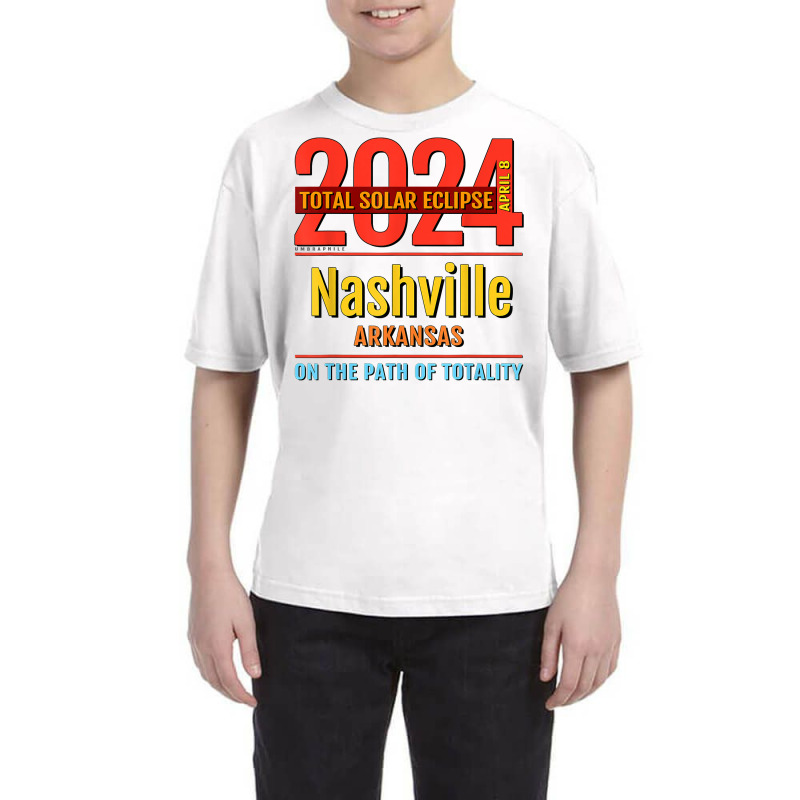 Nashville Arkansas Ar Total Solar Eclipse 2024  4  T Shirt Youth Tee by sheritl9tl | Artistshot