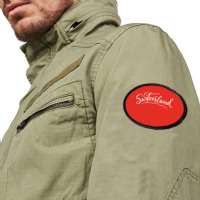 Switzerland Script Oval Patch | Artistshot