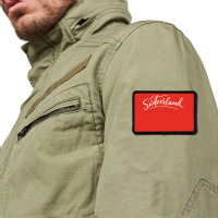 Switzerland Script Rectangle Patch | Artistshot