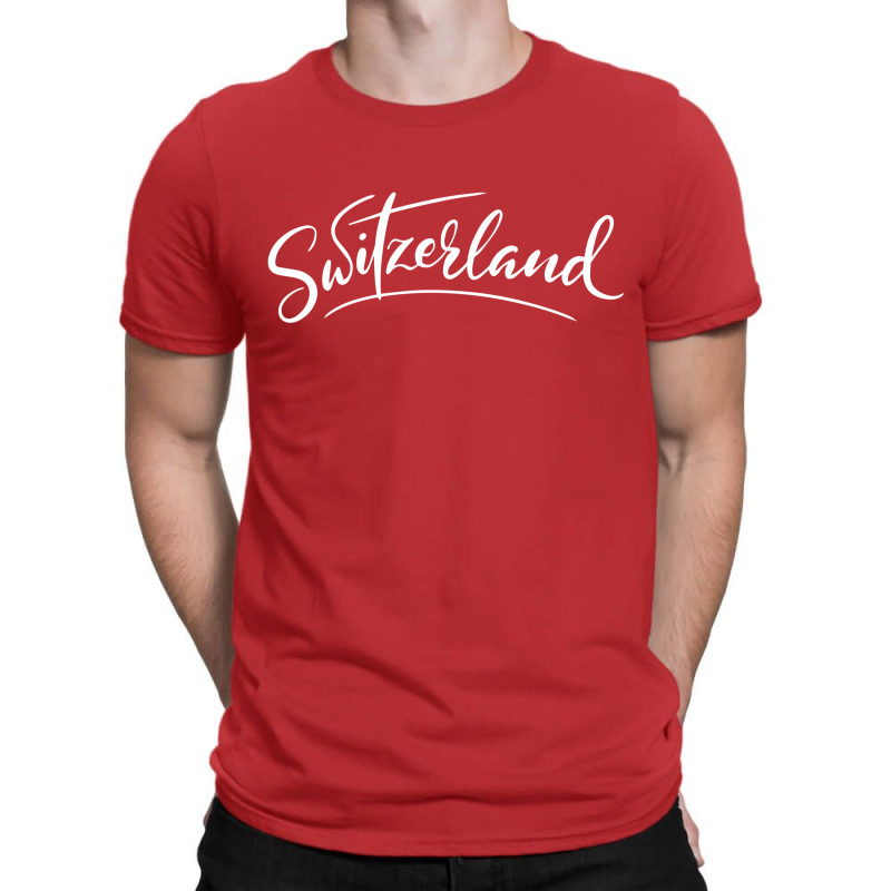 Switzerland Script T-shirt | Artistshot