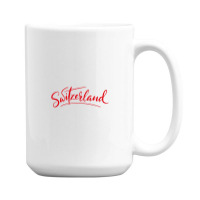 Switzerland Script 15 Oz Coffee Mug | Artistshot