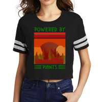 Limited Edition Powered By Plants -retro Scorecard Crop Tee | Artistshot