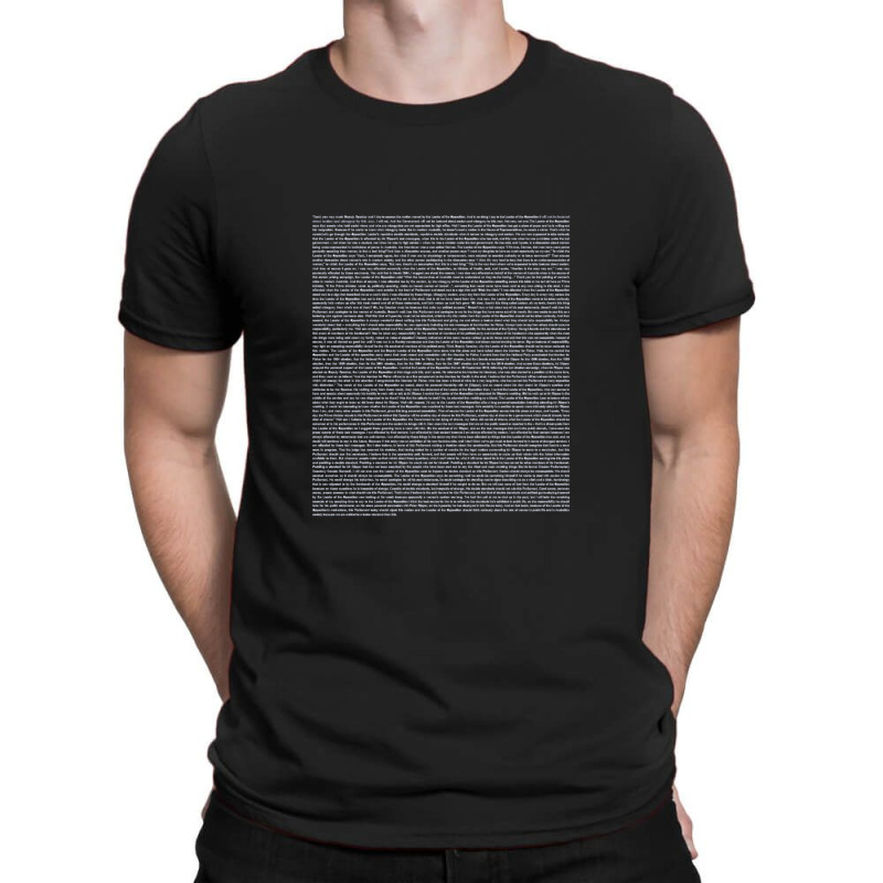 Gillard's 2012 Misogyny Speech Transcript T-Shirt by BlondinaKovacevic | Artistshot