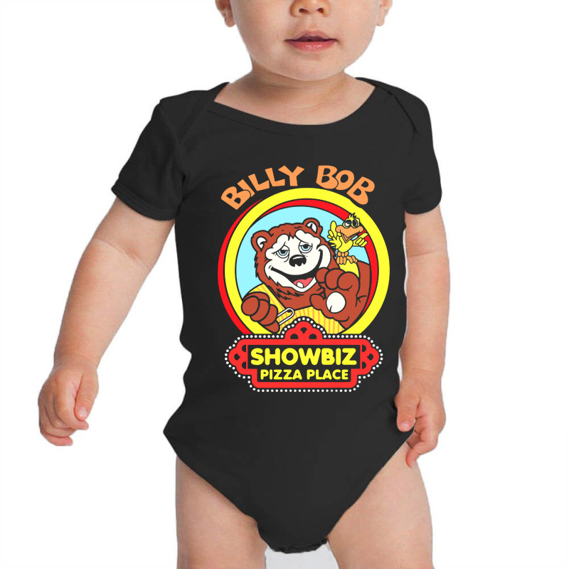 Showbiz Pizza Billy Bob Baby Bodysuit by althubich | Artistshot