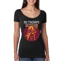 My Therapy Session Women's Triblend Scoop T-shirt | Artistshot