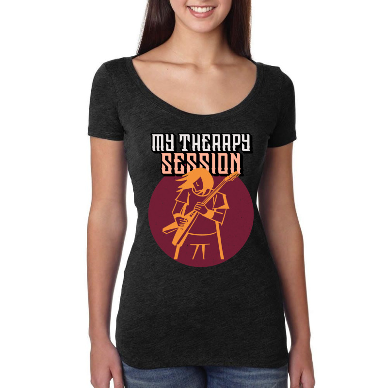 My Therapy Session Women's Triblend Scoop T-shirt by BrentBir | Artistshot