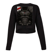 N7 Commander Shepard Mass Effect Armour Cropped Sweater | Artistshot