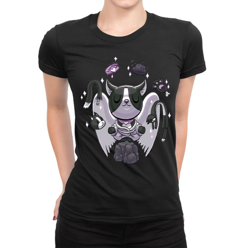 The Binding Of Isaac Guppy The Cat Ladies Fitted T-Shirt by hocinisanherq | Artistshot