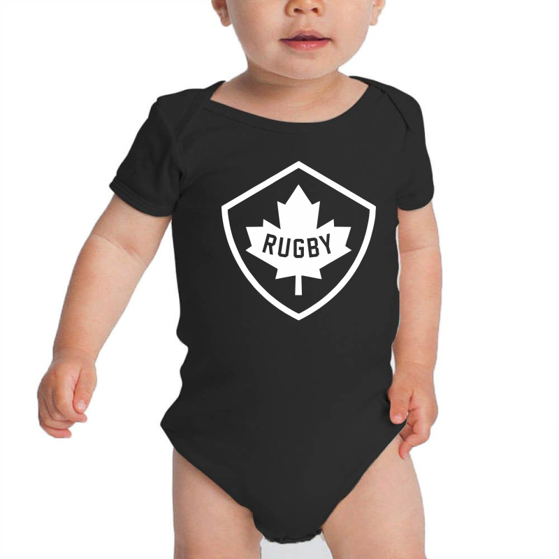 Canada Rugby Baby Bodysuit by umartinos | Artistshot