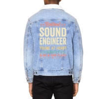 Limited Edition Retired Sound Engineer Unisex Sherpa-lined Denim Jacket | Artistshot