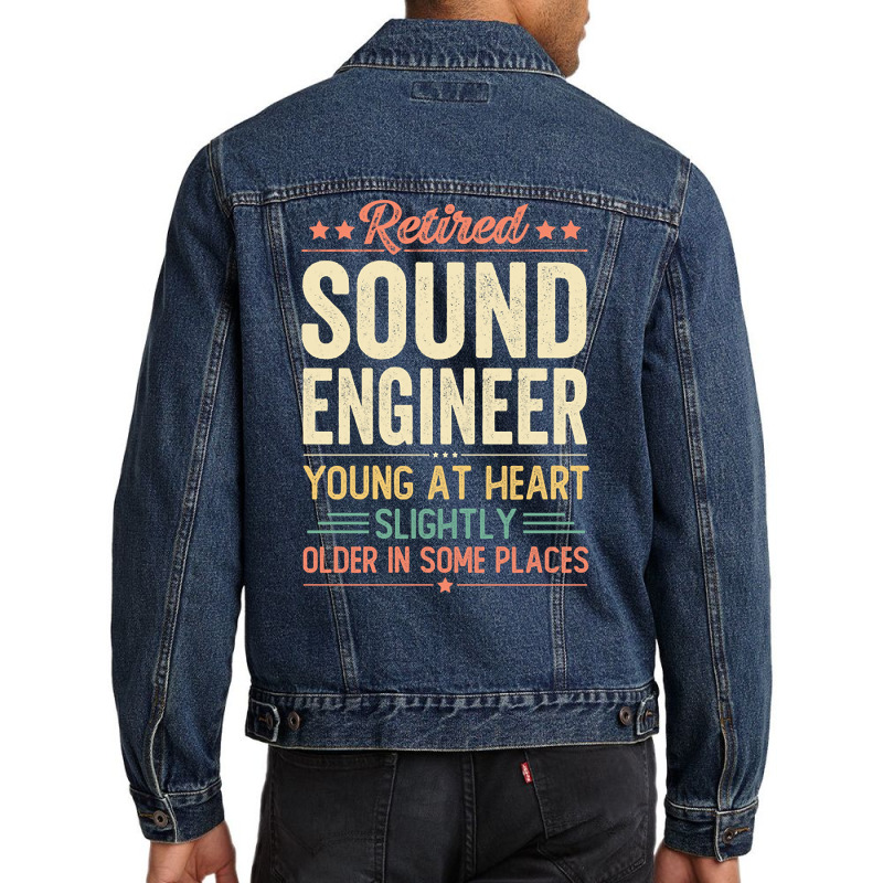 Limited Edition Retired Sound Engineer Men Denim Jacket by Jankonen637 | Artistshot