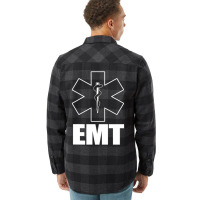 Emt Uniform Emergency Medical Technician Flannel Shirt | Artistshot