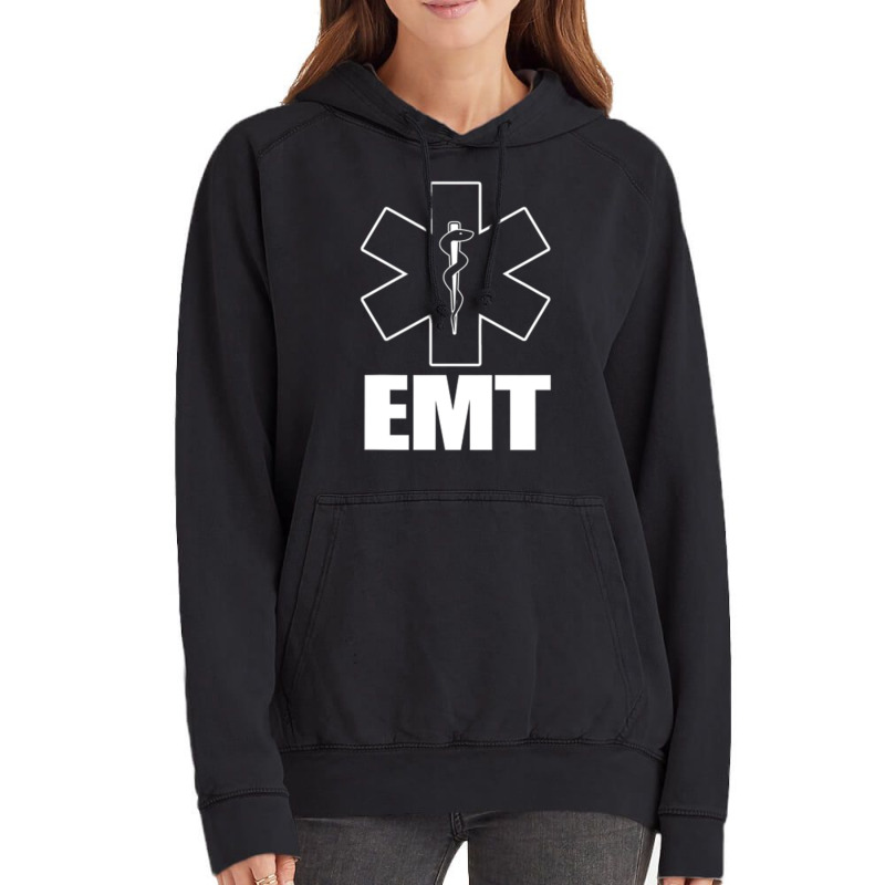 Emt Uniform Emergency Medical Technician Vintage Hoodie | Artistshot