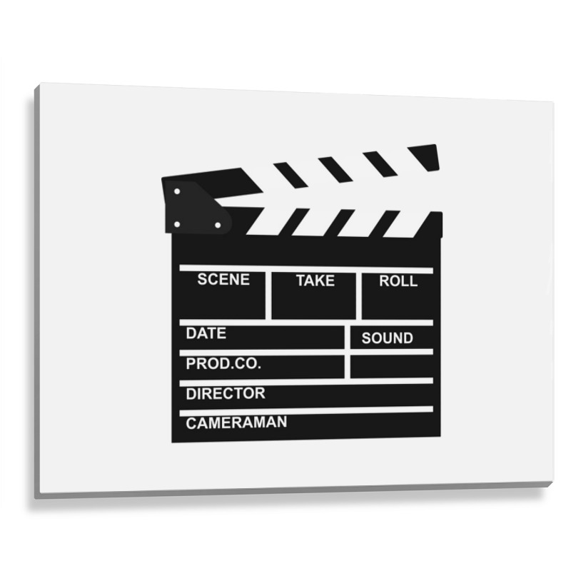 Clapper Board Metal Print Horizontal | Artistshot