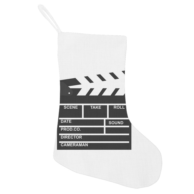 Clapper Board Holiday Stocking | Artistshot