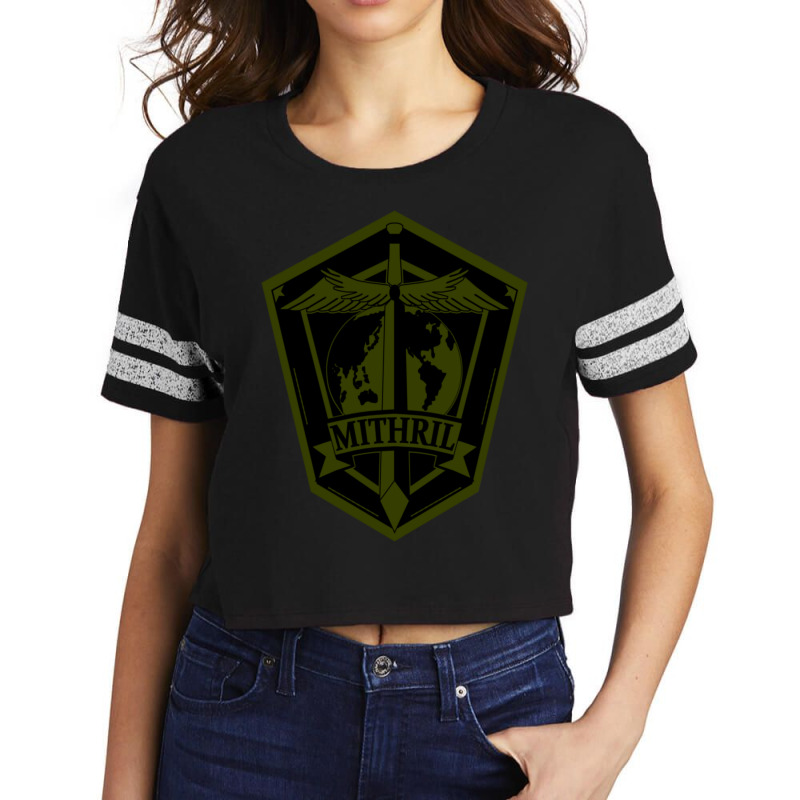 Mithril Emblem Subdued Scorecard Crop Tee by SaraBachmann | Artistshot