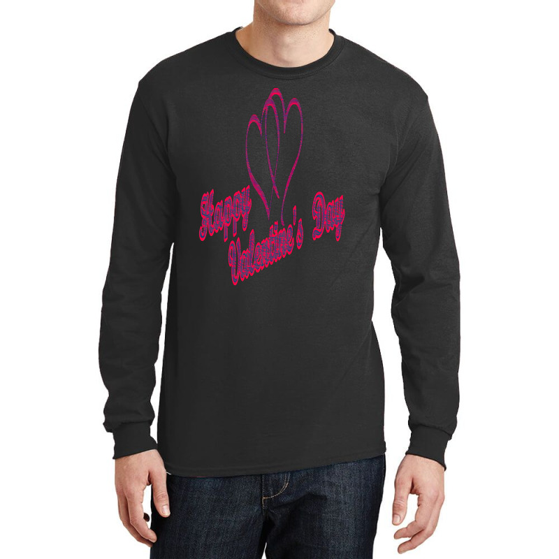 Happy Valentines Day Art Long Sleeve Shirts | Artistshot