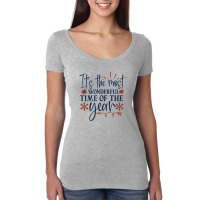 It S The Most Wonderful Time Of The Year Women's Triblend Scoop T-shirt | Artistshot