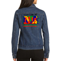 Ta Lki N Ghe Ads Ladies Denim Jacket | Artistshot