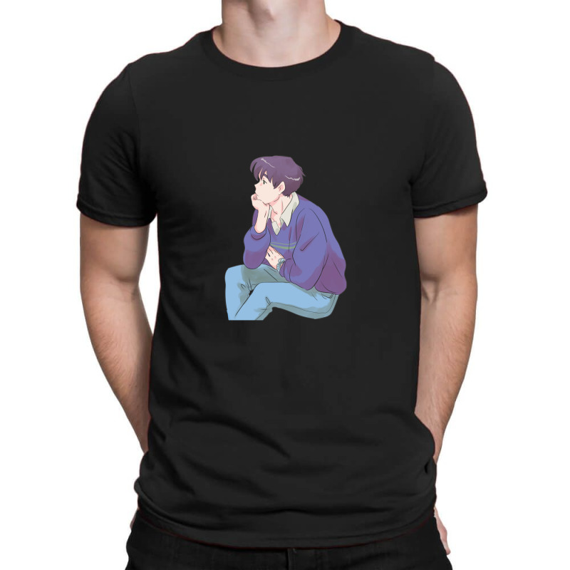 Sad Anime Boy 1 T-shirt | Artistshot