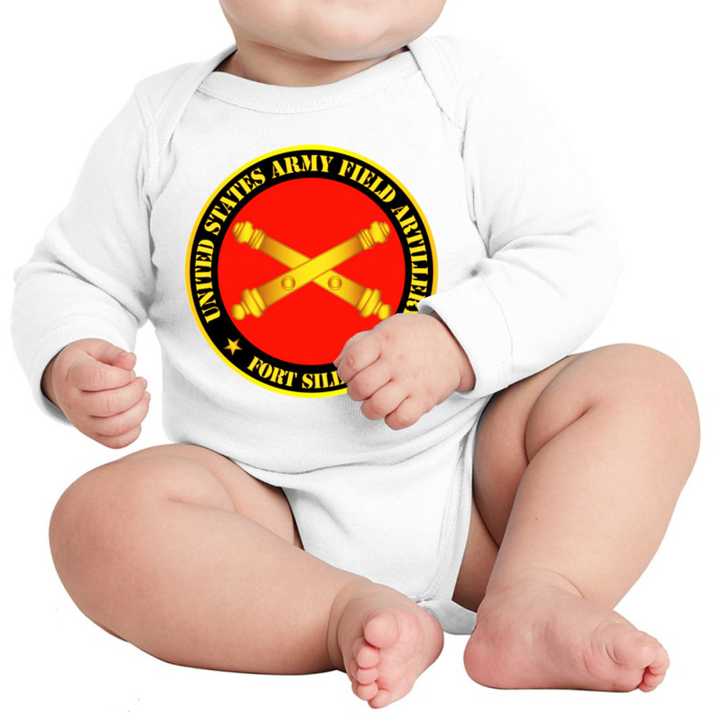 Us Army Field Artillery Long Sleeve Baby Bodysuit | Artistshot