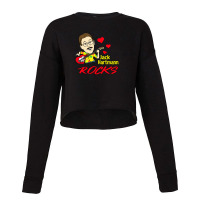 Official Jack Hartmann Rocks Short Sleeve Gift Halloween Day1.png Cropped Sweater | Artistshot