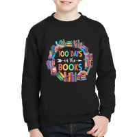 Limited Edition 100 Days In The Books Reading Lover Student Teacher Youth Sweatshirt | Artistshot