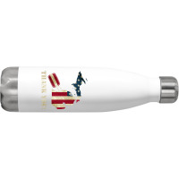 Limited Edition Michigan Veteran Thank You Memorial Day Stainless Steel Water Bottle | Artistshot