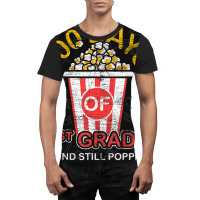 Trending 100 Days Of 1st Grade And Still Poppin 100 Days Of School Graphic T-shirt | Artistshot