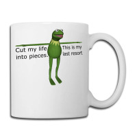 Kermit Cut My Life Into Pieces Coffee Mug | Artistshot