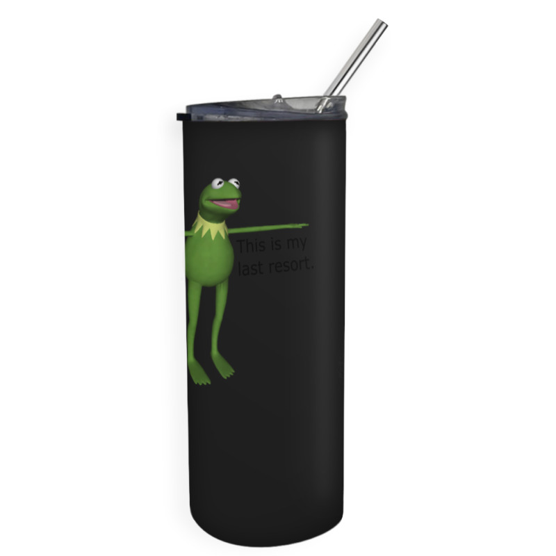 Kermit Cut My Life Into Pieces Skinny Tumbler | Artistshot