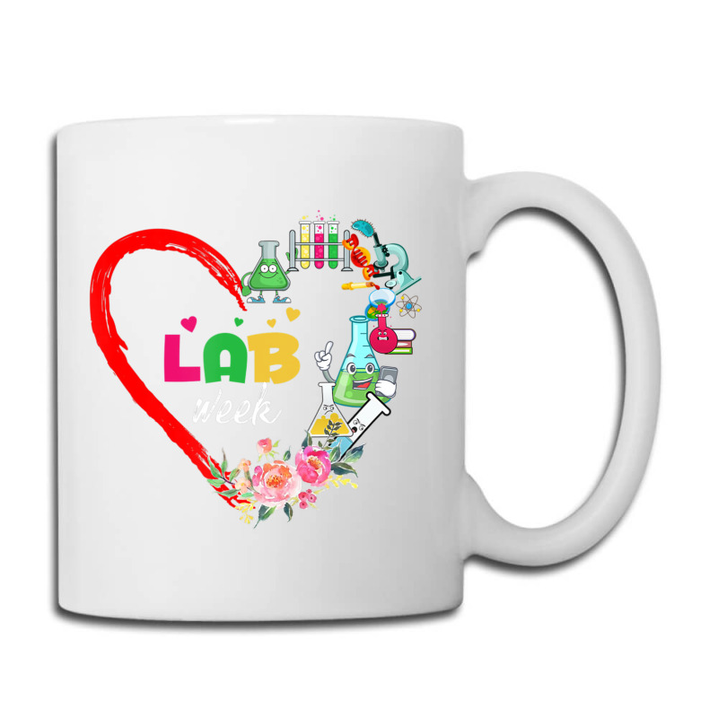 Hot Trend Lab Week 2022 Laboratory Tech Heart Funny Technologist Coffee Mug | Artistshot