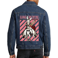 Elphelt Valentine Girl Anime Drama Play Game Men Denim Jacket | Artistshot