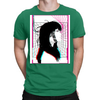 Cyberpunk Cyborg Girl Color Glitch Futuristic Style T-shirt | Artistshot