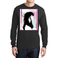 Cyberpunk Cyborg Girl Color Glitch Futuristic Style Long Sleeve Shirts | Artistshot